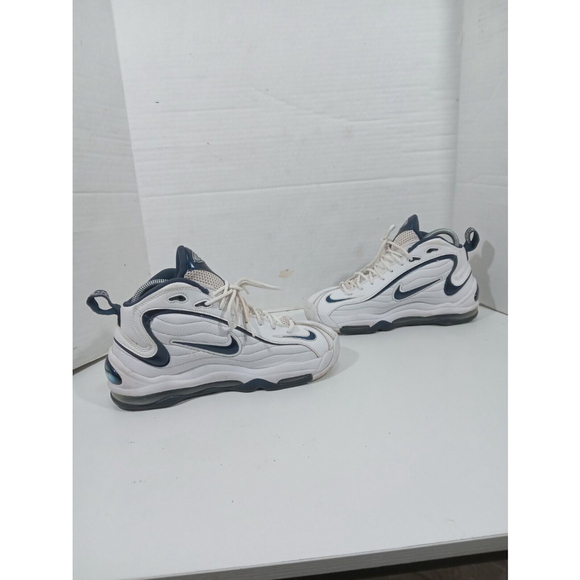 Nike Mens Air Total Max Uptempo Men 9 White Navy Shoes Sneakers SCZ2198-100 - Picture 12 of 16